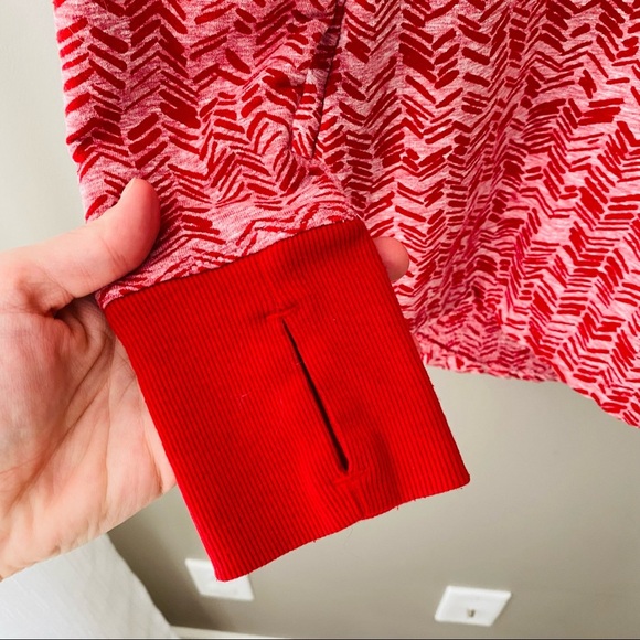 Athleta Coronada Long Sleeve Running Top Red Sz Small - Picture 11 of 11